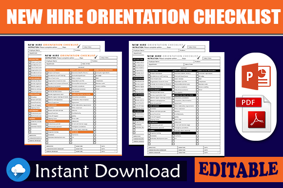 New Employee Orientation Checklist Template